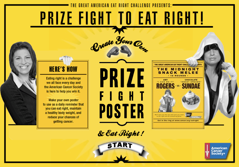 American Cancer Society - Get In The Ring! project screenshot