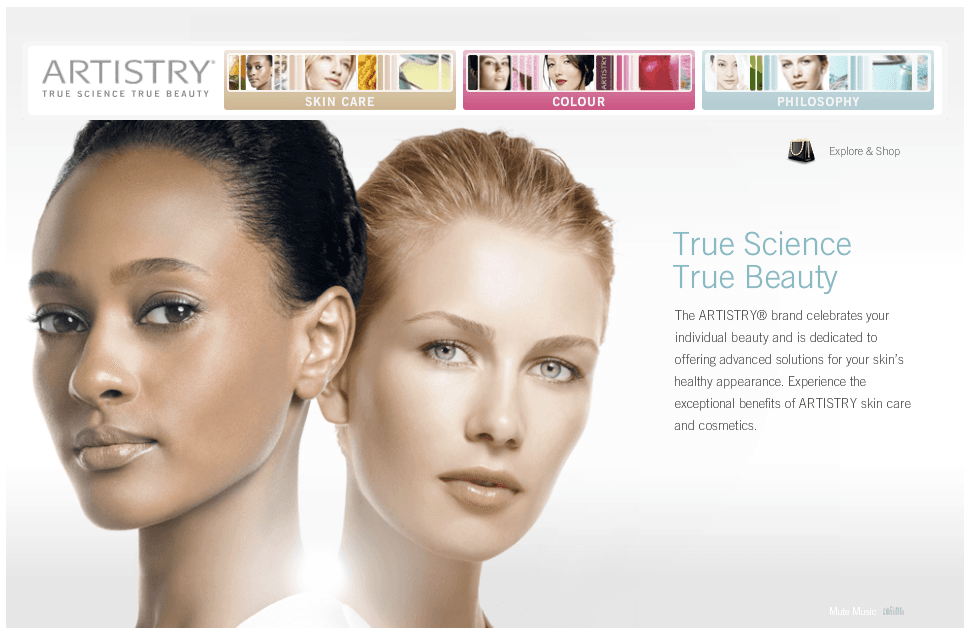 Amway - Artistry Experience project screenshot